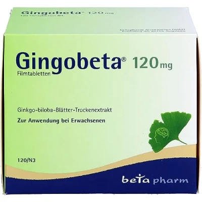Abbildung von Gingobeta 120 mg Filmtabletten St