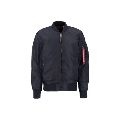 Abbildung von Alpha Industries MA1 VF 59 LONG Bomberjacke, Herren, Größe: XL, Iron grey