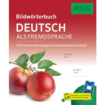 Abbildung von PONS Bildwörterbuch Deutsch als Fremdsprache: 8.000 Wörter und Wendungen mit landestypischem Sonderteil Scan2Learn App