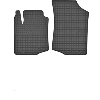 Abbildung von edecor Gummifussmatten Automatten Gummimatten Gummi Fußmatten für Toyota Aygo II ab Bj. 2014 VORNE
