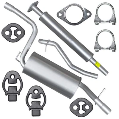 Abbildung von Schalldämpferset Auspuffanlage Auspuff für Focus 2 II MK2 C Max 1 I MK1 1.6i 1.8 16V 2.0i