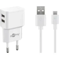 Abbildung von Micro USB Dual Ladeset 18 Watt, Ladegerät