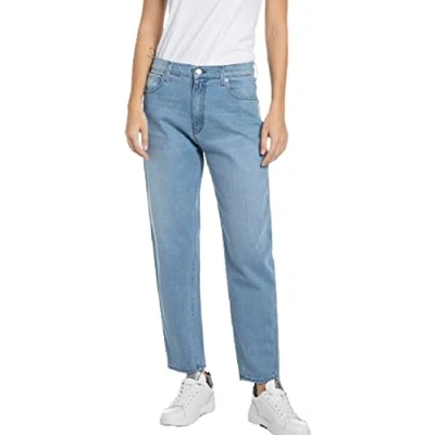 Abbildung von Replay Damen Jeans Keida Baloon Fit, Light Blue 010 (Blau), 29W / 30L