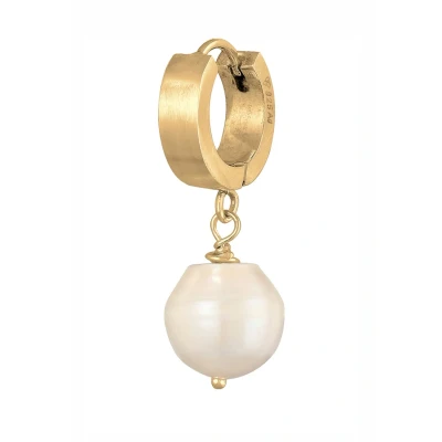 Abbildung von Kuzzoi HOOP Minimal Ohrringe goldcoloured, Herren, Größe: One Size, Gold coloured