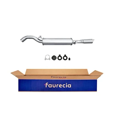 Abbildung von HELLA 8LD 366 036 181 Endschalldämpfer hinten mit Anbauteilen VOLKSWAGEN: GOLF 2