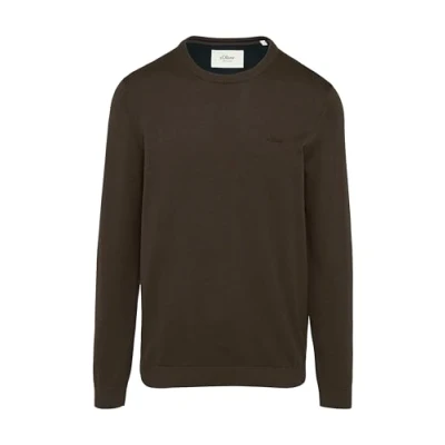 Abbildung von s.Oliver Herren 2156055 Pullover mit Logo Detail, 8870, Medium
