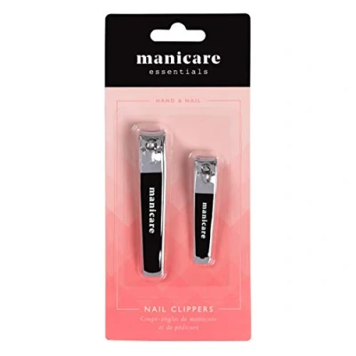 Abbildung von Manicare Duo Pack Nagelknipser für Hand und Zehen, in Schwarz