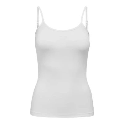 Abbildung von JDY Damen JDYAVA Life Singlet JRS NOOS Trägershirt/Cami Shirt, Cloud Dancer, XXL