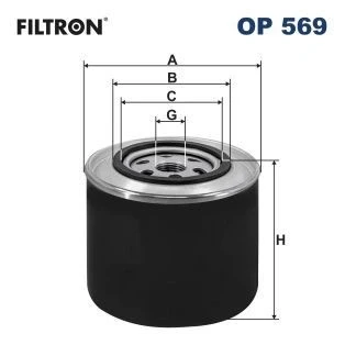 Abbildung von Ölfilter FILTRON OP 569