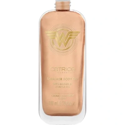 Abbildung von Catrice Wonder Woman Shimmer Body Oil, Nr. 010, Orange, feuchtigkeitsspendend, mit Ölen, strahlend frisch, schimmernd, vegan, ohne Mikroplastikpartikel, glutenfrei, Parabene, 1er Pack (100ml)