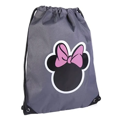 Abbildung von CERDÁ LIFE&#039;S LITTLE MOMENTS Bolsa Mochila Cuerdas Infantil de Minnie Mouse Licencia Oficial Disney, Saco Unisex niños, Gris, Pequeño
