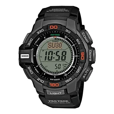 Abbildung von CASIO PRO TREK Chronograph, Quarzuhr, Armbanduhr, Herrenuhr, Funk, Solar, Stoppfunktion, Weltzeit