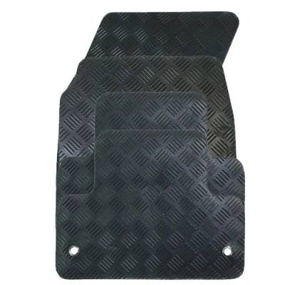 Abbildung von Gummi Fußmatten Set, kompatibel/Ersatz für Renault Scenic (Baujahre 2004 bis 2009), passgenau, strapazierfähig, wasserdicht, rutschfest