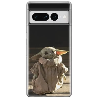 Abbildung von ERT GROUP Handyhülle für Google Pixel 7 PRO Original und offiziell Lizenziertes Star Wars Muster Baby Yoda 001 optimal an die Form des Handy angepasst, hülle aus TPU
