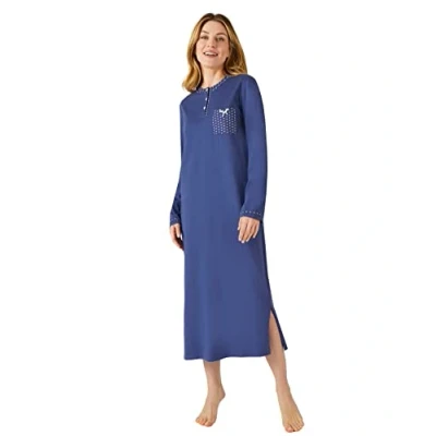 Abbildung von Damart Damen Chemise de nuit Manches Longues, Maille Jersey Bettjacke, 42 44 (M)