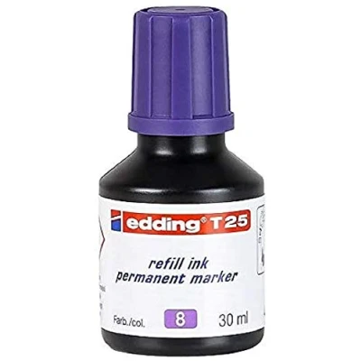Abbildung von edding Nachfülltinte T 25 für Permanentmarker 30ml viole
