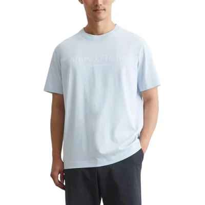 Abbildung von Marc O&#039;Polo Short Sleeve CREW NECK Classic Inside Chest Tshirt print, Herren, Größe: Medium, Starlight