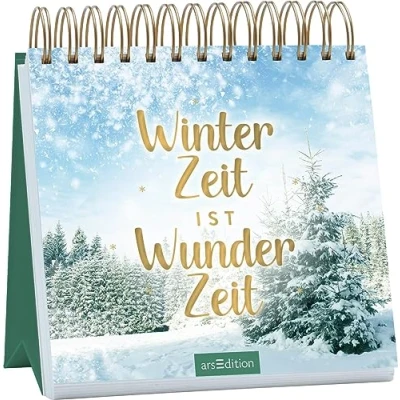 Abbildung von Winterzeit ist Wunderzeit: Achtsame Gedanken und Zitate Dekorativer Aufsteller für den Advent