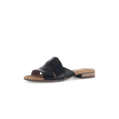 Abbildung von Gabor RHODOS Pantolette, Blockabsatz, Sommerschuh, Komfortschuh in Bequemweite G (weit)