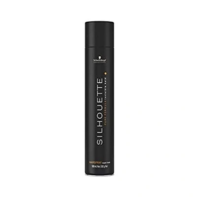 Abbildung von 4er Super Hold Hairspray Haarspray Black Silhouette Styling Schwarzkopf 500 ml