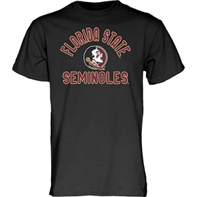 Abbildung von Blue 84 Herren T Shirt Line Up Secondary Color, Herren, Sekundärfarbe, Florida State Seminoles Schwarz, X Large