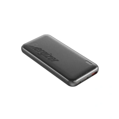 Abbildung von Energizer Powerbank 10000 mAh hohe Kapazität Lithium Polymer tragbares Ladegerät, leicht, schnelles Aufladen, kompatibel mit iPhone, Samsung, Tablets und mehr_UE10055PQ
