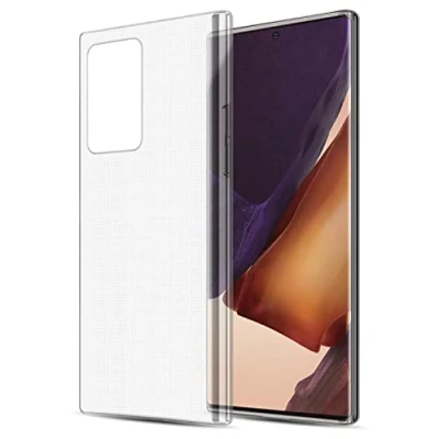 Abbildung von Cadorabo Hülle kompatibel mit Samsung Galaxy Note 20 Ultra Schutzhülle TPU Silikon Case Slim Design Kratzfest Weiche Gummi Rundumschutz für in Transparent