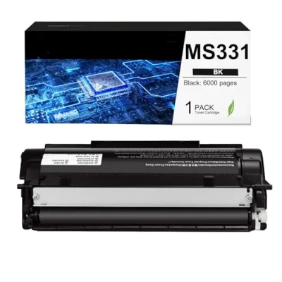 Abbildung von CAIDI Tonerkartusche kompatibel mit 55B1000 MS431 für Lexmark MS331dn MX331 MX431 (6.000 Seiten)