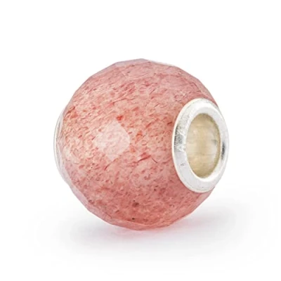 Abbildung von Trollbeads Bead Runder Erdbeerquarz, Facettiert, TSTBE 00033