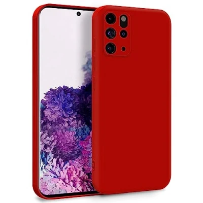 Abbildung von MyGadget Hülle für Samsung Galaxy S20 Plus Zweilagige Handyhülle mit Kameraschutz Cover Innenfutter &amp; Silikon außen Rot