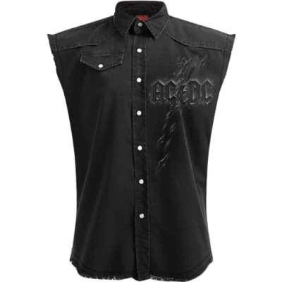 Abbildung von Spiral Herren M602 M Hemd mit Button Down Kragen, Schwarz,