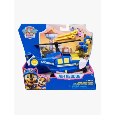Abbildung von Paw Patrol Air Rescue Chases Polizei Rettungshubschrauber mit Geschoss Abwurf und Chase Spielfigur , Spielfahrzeug