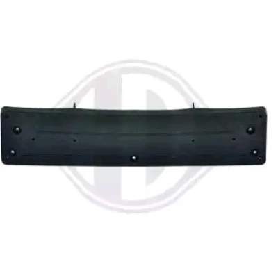 Abbildung von DIEDERICHS 1217351 Kennzeichenhalter vorne schwarz rahmenlos BMW: 3 Limousine, Touring