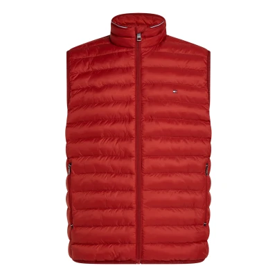 Abbildung von Tommy Hilfiger Steppweste PACKABLE RECYCLED VEST mit Logostickerei
