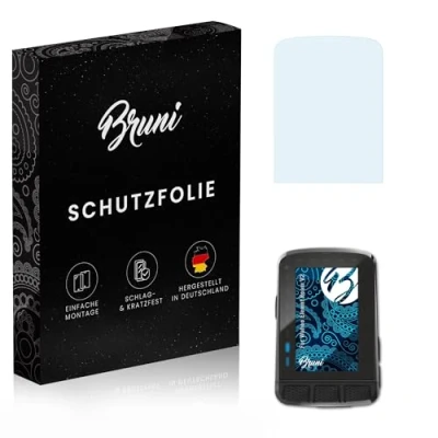 Abbildung von Bruni Schutzfolie kompatibel mit Wahoo Elemnt Roam V2 Folie, glasklare Displayschutzfolie (2X)