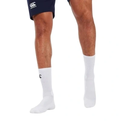 Abbildung von Canterbury Herren rutschfeste Socken mit mittlerer Wadenhöhe, bright white, M