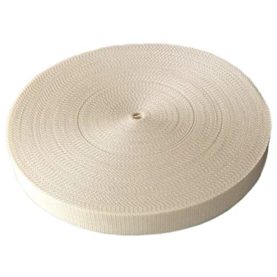 Abbildung von Schnoschi Gurtband Polypropylen 50 Meter lang viele Verschiedene Breiten und Farben 10mm 15mm 20mm 25mm 30mm 40mm mm (Creme, 20 mm)