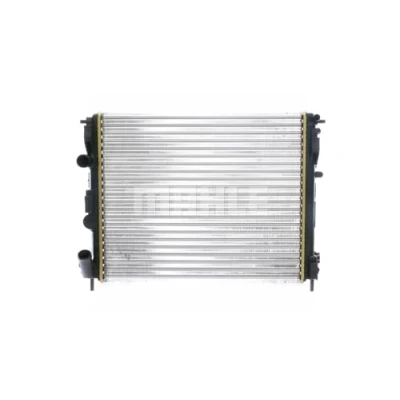 Abbildung von MAHLE ORIGINAL CR 605 000S Kühler, Motorkühlung für Fahrzeuge mit Klimaanlage 480mm 415mm 23mm Schaltgetriebe Kühlrippen mechanisch gefügt