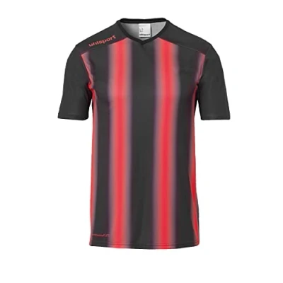 Abbildung von uhlsport Fussball Tshirt print, Herren, Größe: Large, Schwarzrot