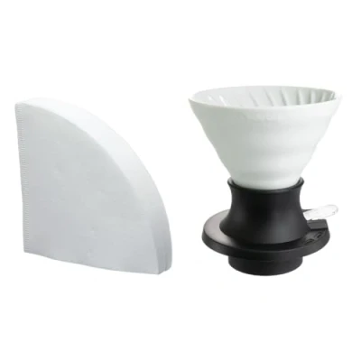 Abbildung von Hario Eintauchen Schalter dripper ceramiczny V60 02 + filtry