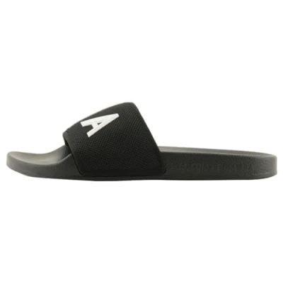 Abbildung von Armani Exchange MARE Pantolette flach, Herren, Größe: 45, Black Schuhe
