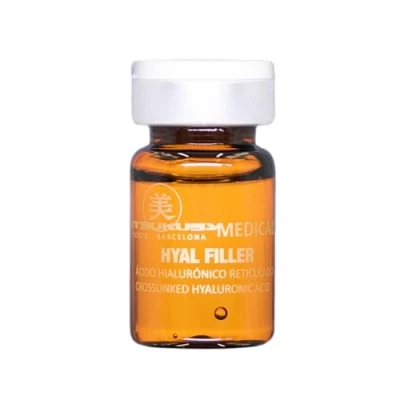 Abbildung von Hyal Filler Hyaluron mit vernetzter Hyaluronsäure steriles Serum für Microneedling (Derma Pen) u. Mesotherapie (Dermaroller)