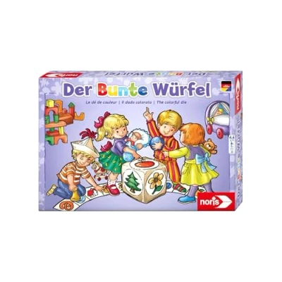 Abbildung von Noris Spiel, Kinderspiel Würfelspiel Der bunte Würfel 606011289