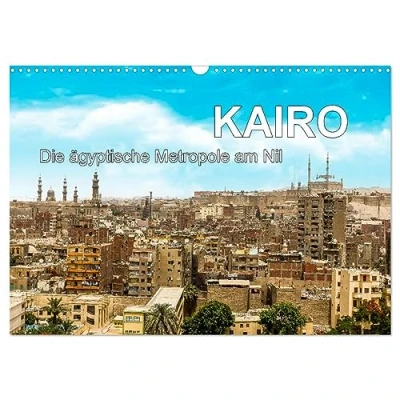 Abbildung von KAIRO Die ägyptische Metropole am Nil (Wandkalender 2025 DIN A3 quer), CALVENDO Monatskalender