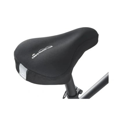 Abbildung von Crivit Sattelbezug Memory Foam mit Anti Rutsch Unterseite (für MTB und Trekking Bike Sättel)