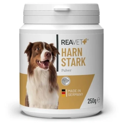 Abbildung von ReaVET Harnstark für Hunde 250g Unterstützt Blasenfunktion bei Blasenschwäche, Inkontinez I Kürbiskernprotein, Kürbiskerne gemahlen Hund Blase, Prostata &amp; Harnwege Immunsystem