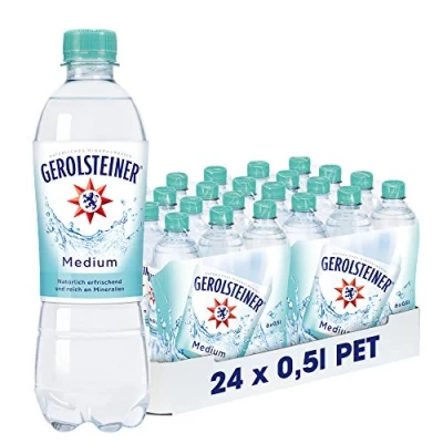 Abbildung von Gerolsteiner Medium, Einweg, (24 X 0,5L) , 500 Ml (24Er Pack)