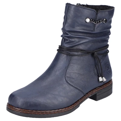Abbildung von Rieker Snowboot/Winterstiefel pazific/black, Damen, Größe: 39, Pazific/black Schuhe