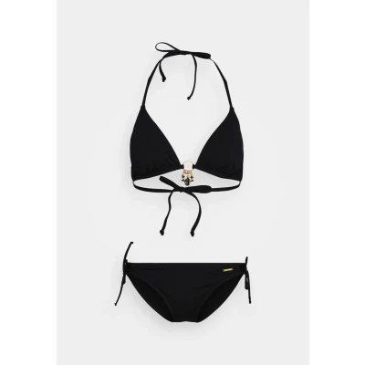 Abbildung von Bruno Banani Triangle SET Bikini, Damen, Größe: 34xC/D, Black