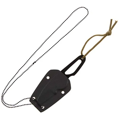Abbildung von Mil Tec Unisex Erwachsene Neck Knife 15398200 Knife, Schwarz, 16 cm